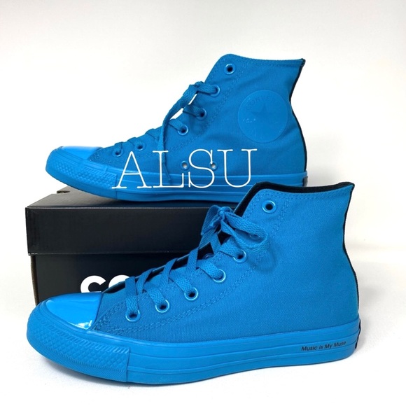 Converse x O.P.I. Ctas Canvas High Top Cyan Space - Picture 4 of 9